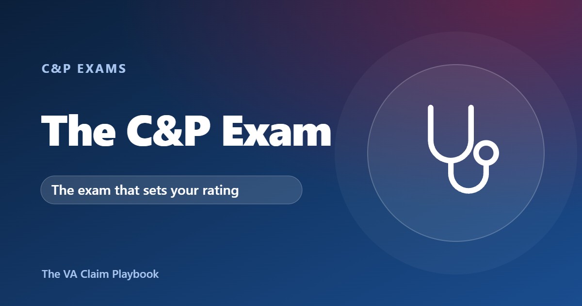 C&P Exam guide illustration