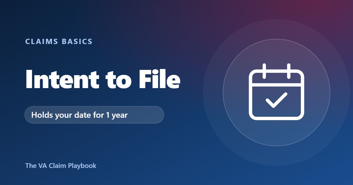 Intent to File guide illustration