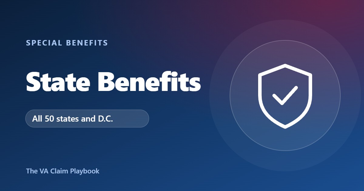 State Veteran Benefits guide illustration
