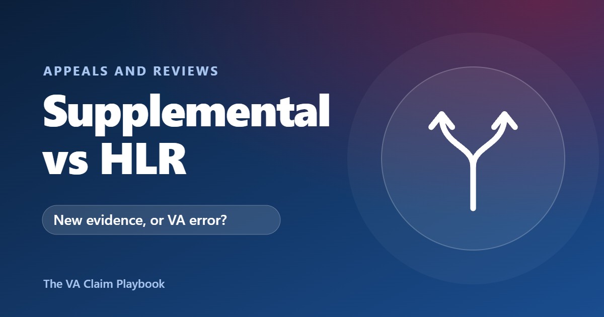 Supplemental Claim guide illustration